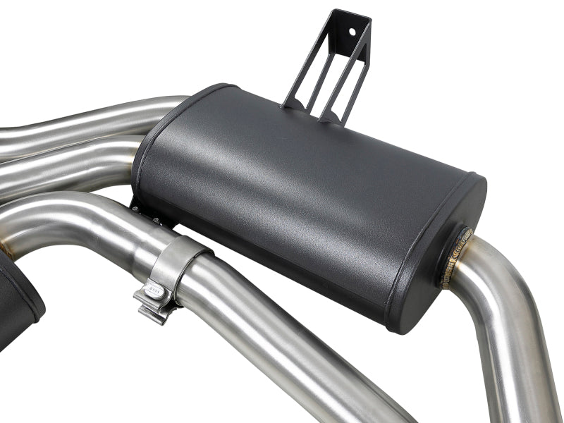 aFe MACH Force-Xp 2.5in 304 SS Cat-Back Exhaust w/ Polished Tips 01-06 BMW M3 - 49-36344-P