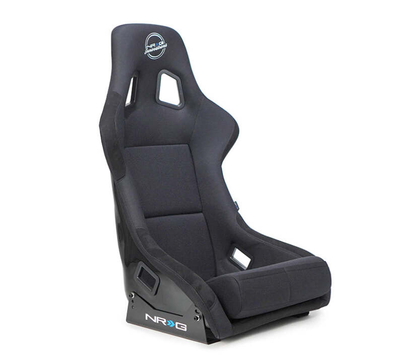 NRG FRP Bucket Seat Black - X Large - FRP-304BK-NRG - front view