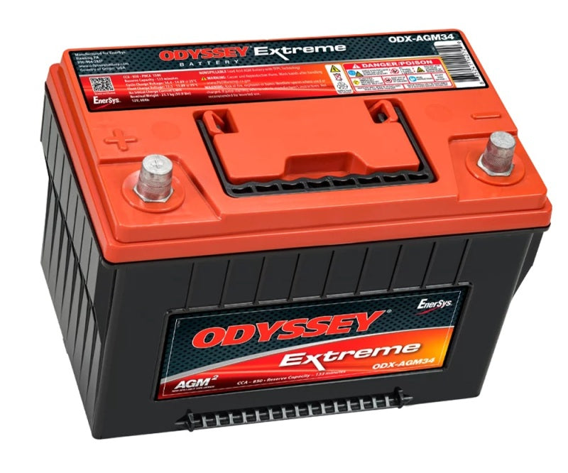 Odyssey Battery Auto/Truck/Heavy Duty &amp; Commercial Extreme AGM Battery (34-PC1500T) - ODX-AGM34