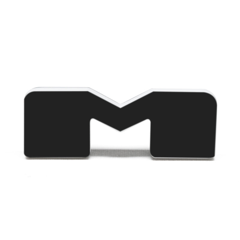 ORACLE Lighting Universal Illuminated LED Letter Badges - Matte Blk Surface Finish - M SEE WARRANTY - 3141-M-001