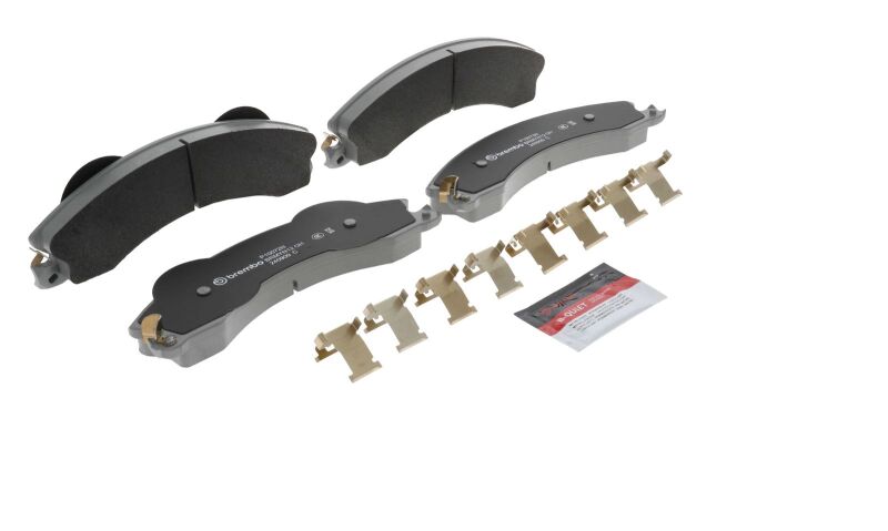 Brembo 09-17 Chevrolet Silverado 2500 HD/GMC Sierra 2500 HD/Silverado 3500 HD Front NAO Brake Pad - P10072N