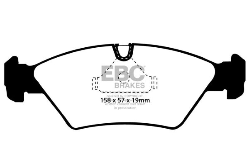 EBC 87-91 BMW M3 E30 Bluestuff Front Brake Pads - DP5414NDX