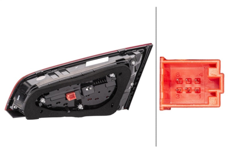 Hella 2017-2018 Audi A3 Left Tail Light - 012837111
