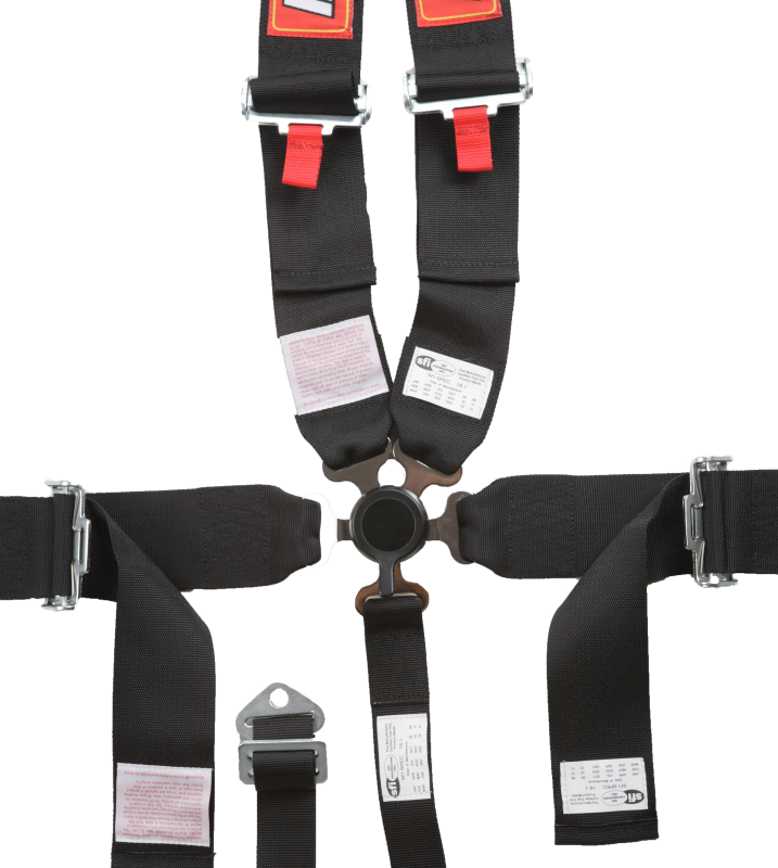RaceQuip Black SFI CAMLOCK 5pt Dragster U Belt - 748008RQP