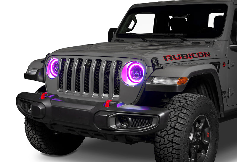 Oracle Jeep Wrangler JL/Gladiator JT 7in. High Powered LED Headlights (Pair) - Dynamic SEE WARRANTY - 5769J-332