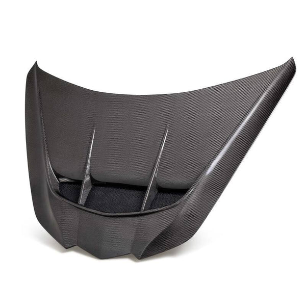 Anderson Composites 20-24  Chevrolet Corvette C8 Type-Z1 Double Sided Carbon Fiber Hood - AC-HD20CHC8-Z1-DS for 2020-2026 Che