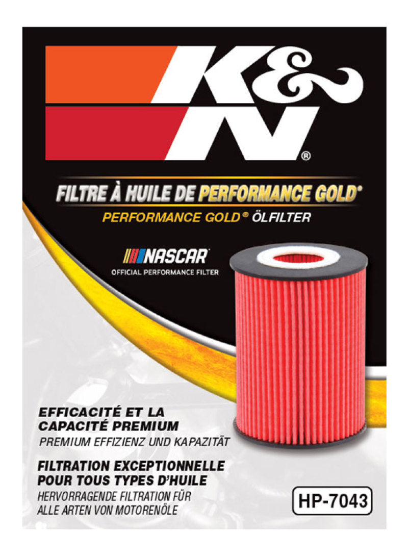K&amp;N Oil Filter OIL FILTER; AUTOMOTIVE - HP-7043