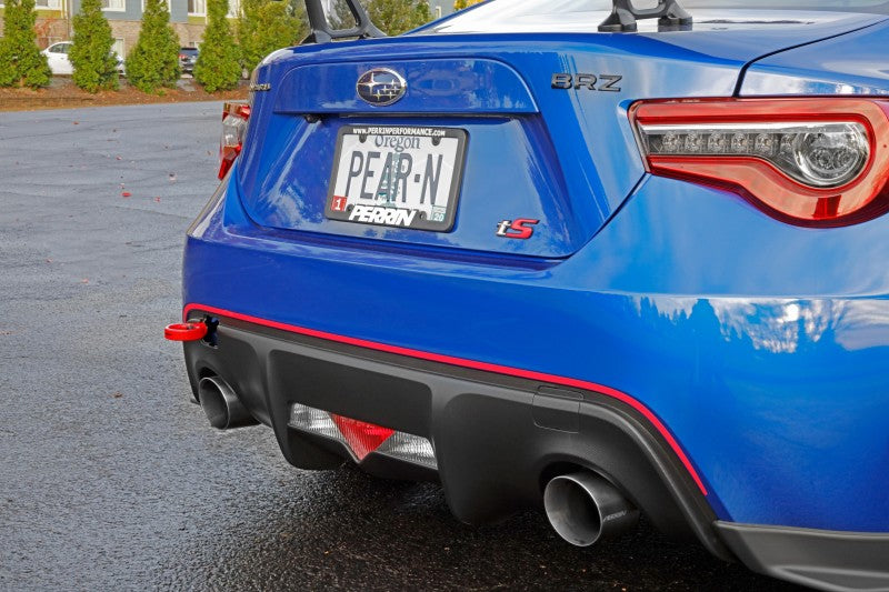 Perrin 13-24 BRZ / FRS / GR86 Tow Hook Kit (Rear) - Red - PSP-BDY-255RD