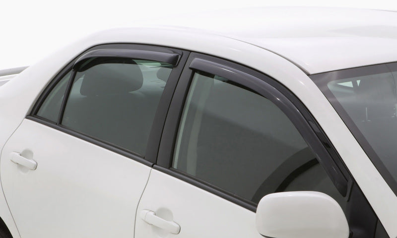 AVS 06-10 Dodge Charger Ventvisor In-Channel Front &amp; Rear Window Deflectors 4pc - Smoke - 194810