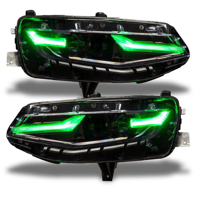 Oracle 19-21 Chevy Camaro LS/LT RGB+A Headlight DRL  Kit - ColorSHIFT w/ RF Controller SEE WARRANTY - 1418-330