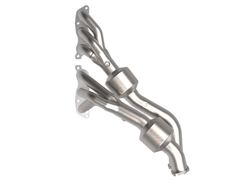 aFe 98-05 Lexus GS300 / 01-05 Lexus IS300 Twisted Steel 304 Stainless Steel Header w/ Cat - 48-36017-HC