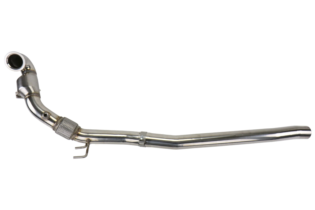 Invidia 2013+ Audi S3 / 2015+ VW Golf R (MK7) Down-Pipe w/ High Flow Cat - HS14AS3DPC