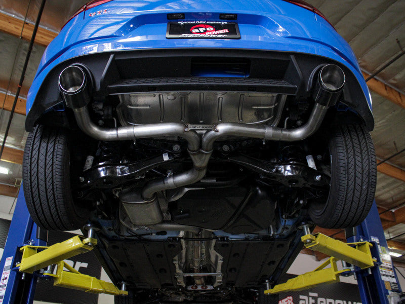 aFe MACHForce XP 3in-2.5in SS Exhaust Cat-Back 18-19 Volkswagen GTI (MK7.5) L4-2.0L (t) - Polished - 49-36422-P