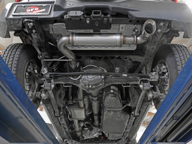 aFe Apollo GT 3in 409 SS Cat-Back Exhaust 2021 Ford Bronco L4-2.3L (t)/V6-2.7L (tt) w/ Polished Tips - 49-43136-P