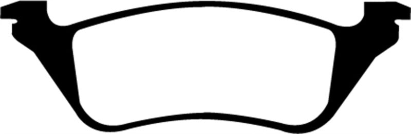 EBC 01-07 Chrysler Town & Country 3.3 Rear Rotors Ultimax2 Rear Brake Pads - UD858 for 2001-2007 Dodge Caravan - front view