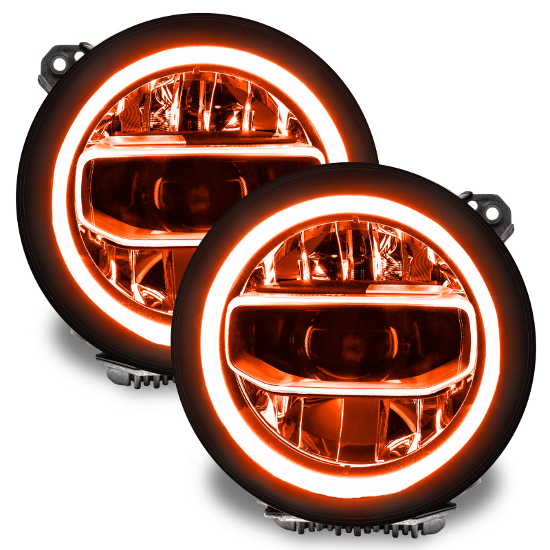 Oracle Jeep Wrangler JL/Gladiator JT RGB+W Headlight DRL Upgrade Kit - ColorSHIFT SEE WARRANTY - 1346-330