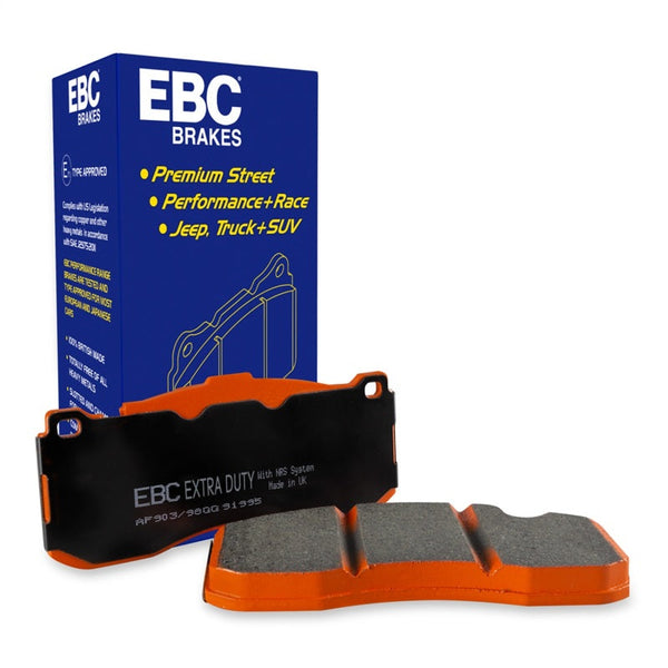 EBC 2022+ Lexus LX600 3.5TT Extra Duty Front Brake Pads - ED92460 for 2022-2026 Lexus LX - front view