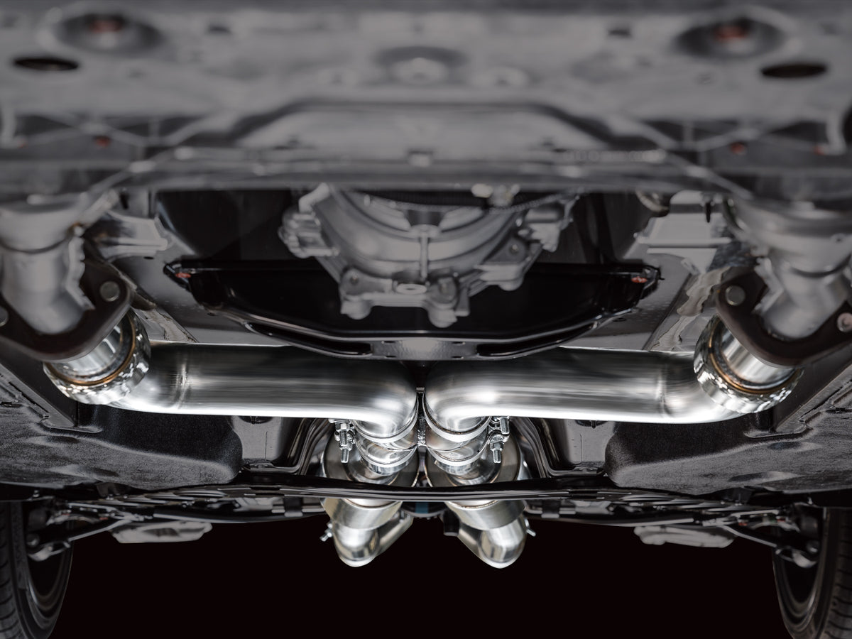 AWE 2023 Nissan Z RZ34 RWD Touring Edition Catback Exhaust System w/ Chrome Silver Tips - 3015-32400