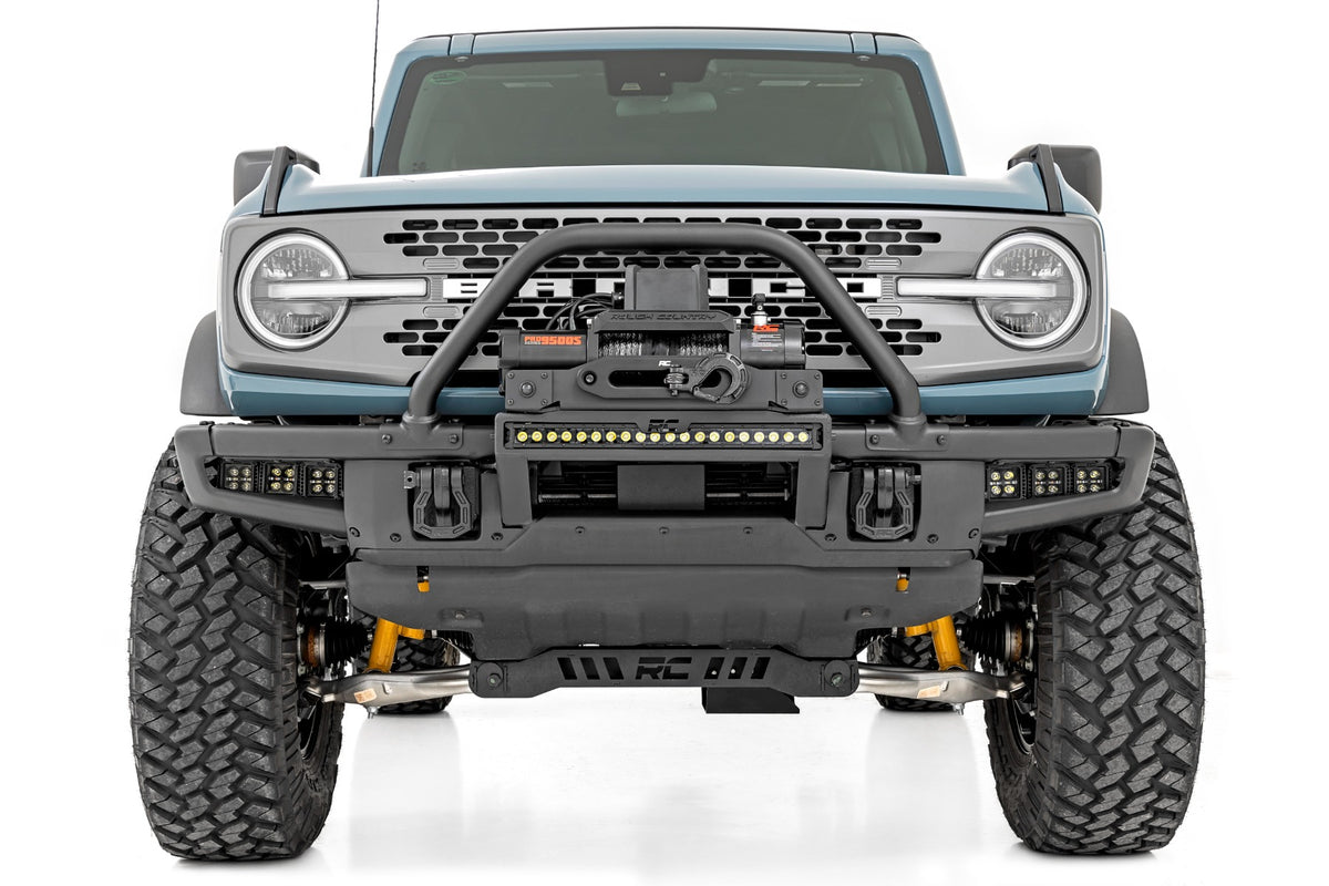 LED Light Kit | Fog Mount | Triple 2&quot; Black Pair | Flood | Ford Bronco (21-24)