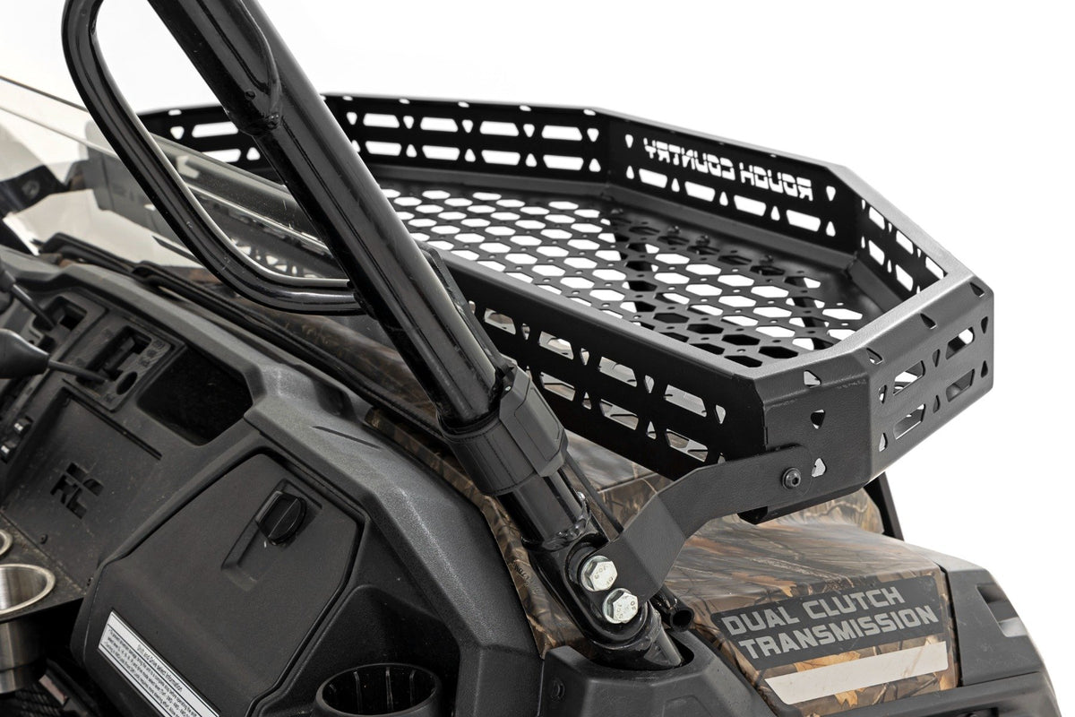 Front Cargo Rack | Black Series LED | 6&quot; Light | Slime Line | Honda Pioneer 1000/Pioneer 1000-5
