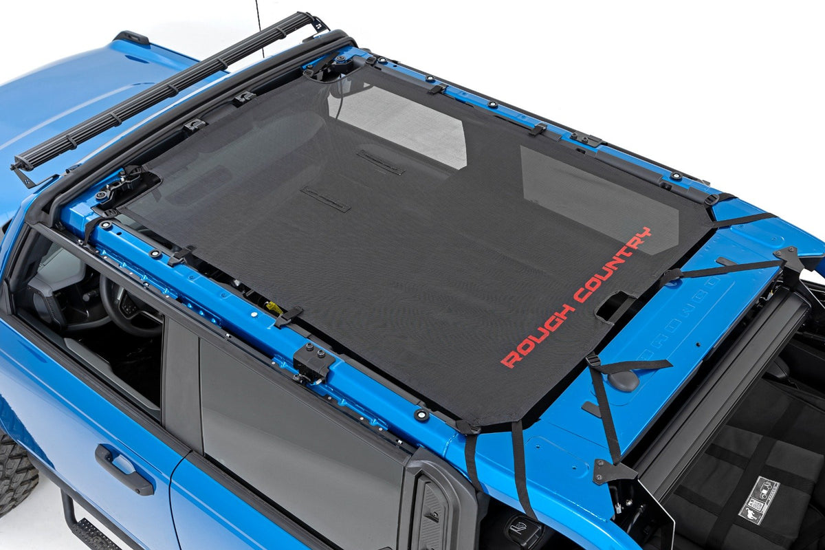 Mesh Bikini Top Plus | Black | Ford Bronco 4WD (2021-2024)
