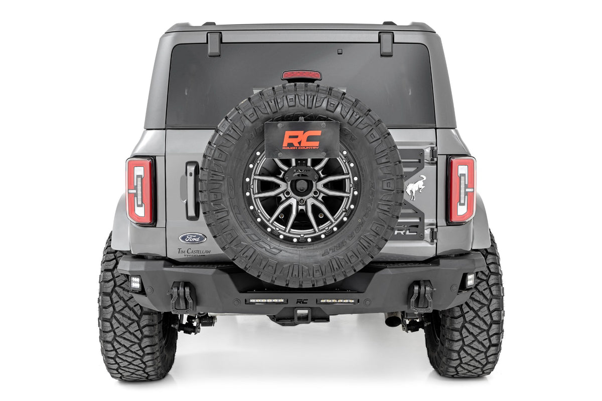 Rough Country - License Plate Relocation Bracket - Ford Bronco 4WD (2021-2025) - 51082 for 2021-2023 Ford Bronco - detail vie