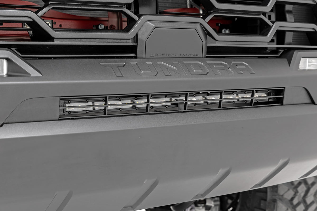 LED Light Kit | Bumper Mount | 20&quot; Black Slim Line | Toyota Tundra (22-24)