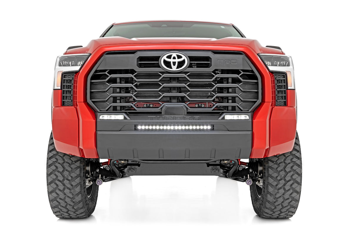 LED Light Kit | Bumper Mount | 20&quot; Black Slim Line | Toyota Tundra (22-24)