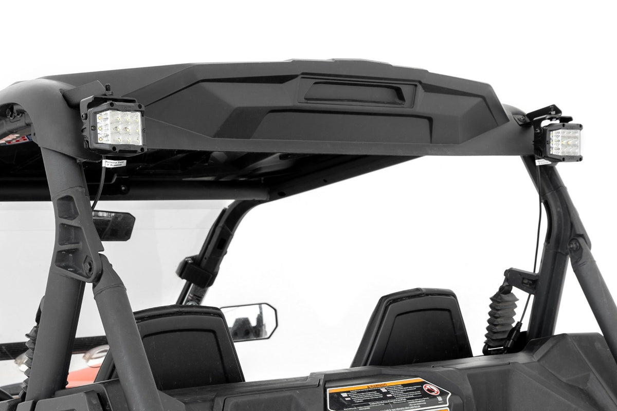 LED Light Kit | Rear Mount | 2&quot; Chrome Pair | Wide Angle | Can-Am Maverick Sport