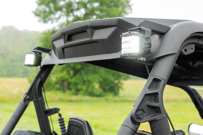 Rough Country - LED Light Kit - Rear Mount - 2" Black Pair - Spot - Can-Am Maverick Sport 1000R - 97081 by Rough Country - ad
