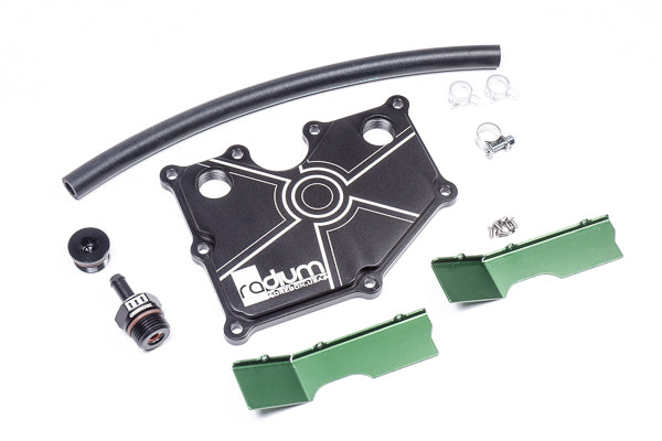 Radium Engineering 13-Up Focus ST / 16-18 RS / 15-Up Mustang Eco PCV Baffle Plate OEM Configuration