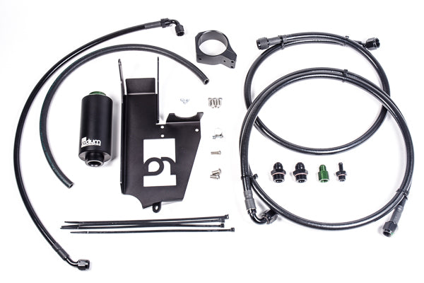 Radium Engineering Fuel Hanger Plumbing Kit EVO 7/8/9 Microglass Filter - 20-0376-05