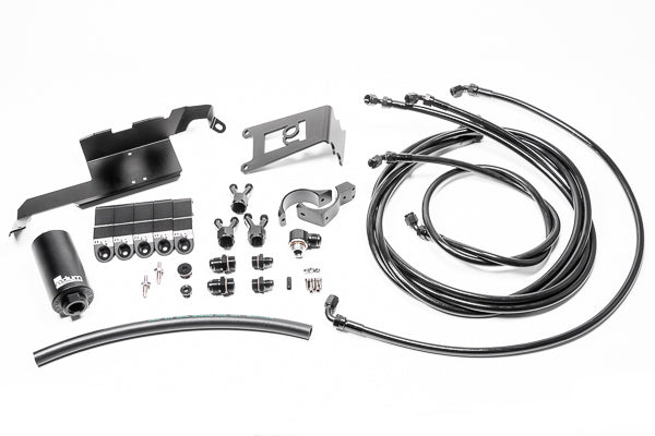 Radium Engineering Nissan R35 GT-R Fuel Hanger Feed Kit - Stainless - 20-0851-03