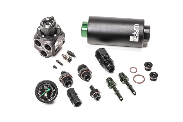 Radium Engineering 01-06 BMW E46 M3 Fuel Pressure Regulator & Fuel Filter Kit w/ Microglass Filter - 20-0932-05