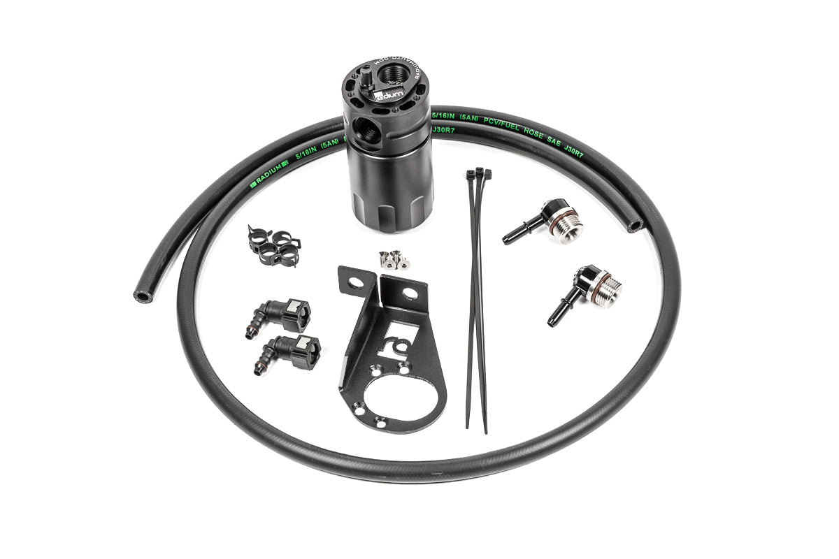 Radium Engineering Mitsubishi EVO 4-6 Catch Can Kit PCV Fluid Lock - 20-1333-FL
