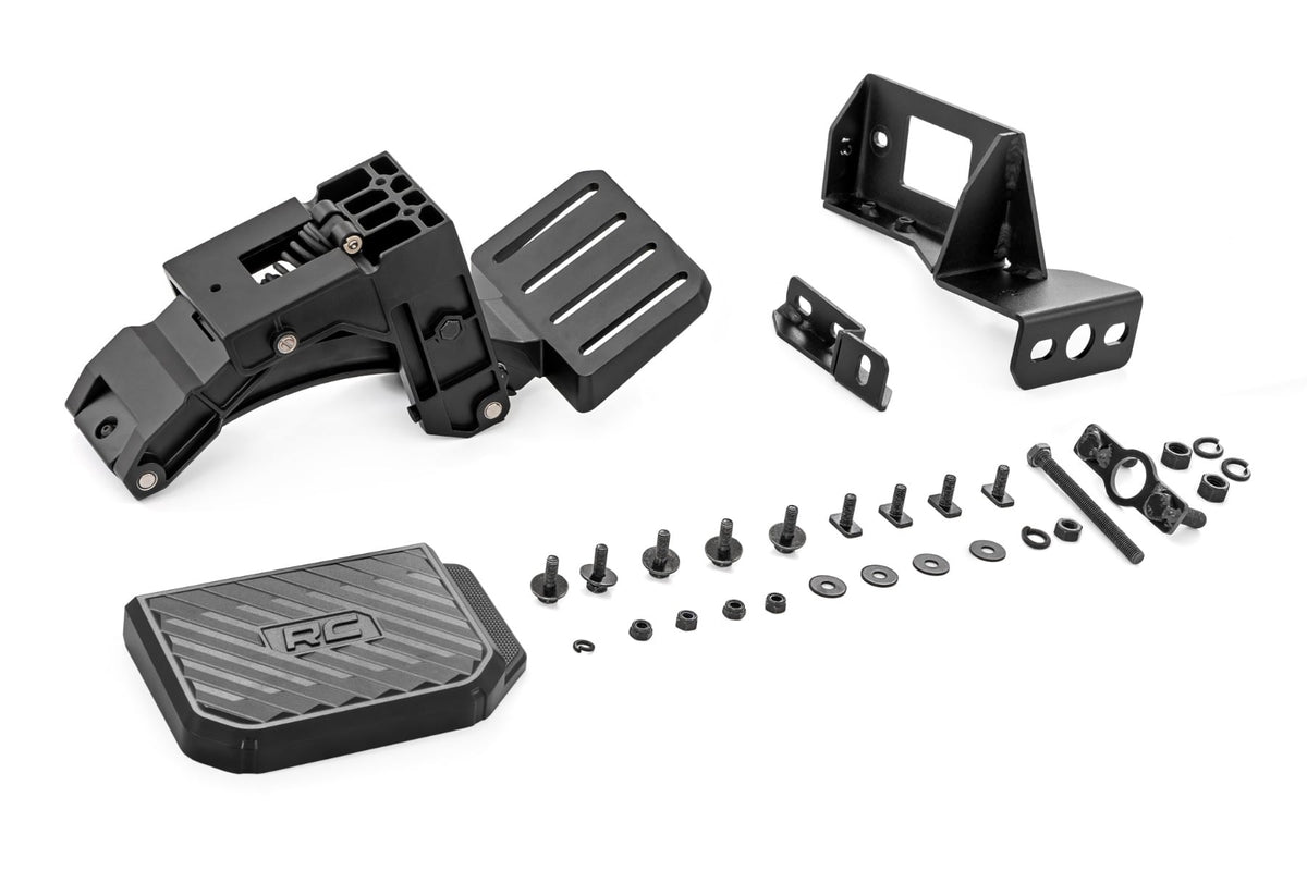 Rough Country - Retractable Bed Step - Manual Pull - Jeep Gladiator JT 4WD (2020-2025) - PW050158 for 2016-2023 Toyota Tacoma