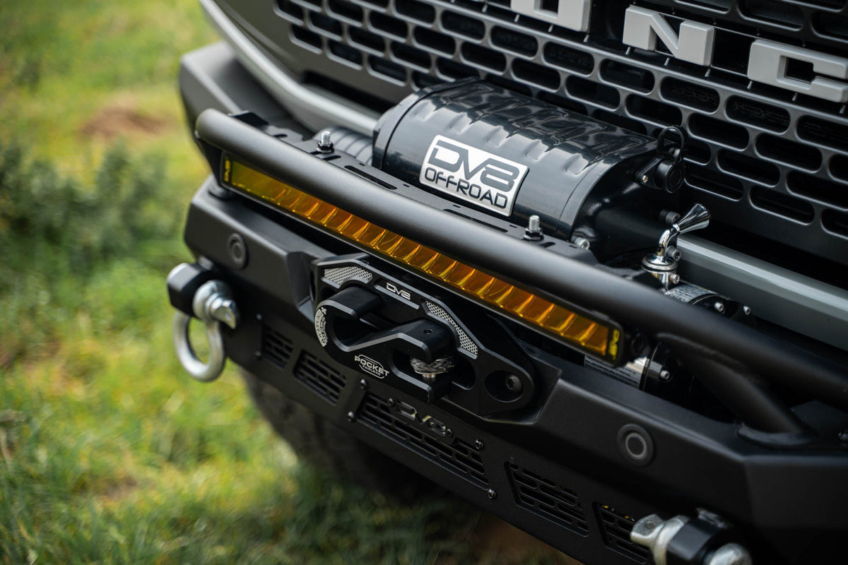 DV8 Offroad - 20-Inch Elite Series Amber LED Light Bar | Single Row - BE20SW105W-A