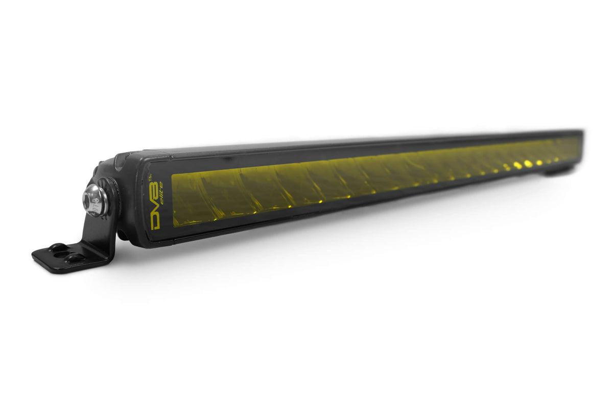 DV8 Offroad - 20-Inch Elite Series Amber LED Light Bar | Single Row - BE20SW105W-A