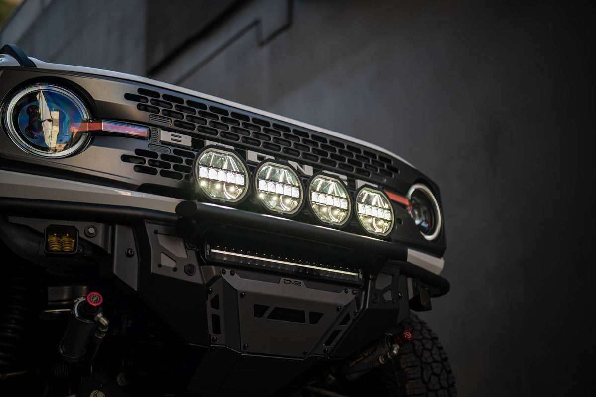 DV8 Offroad - 20-Inch Halo Elite Dual Row Light Bar w/ Accent Light - BE20EW200W-H
