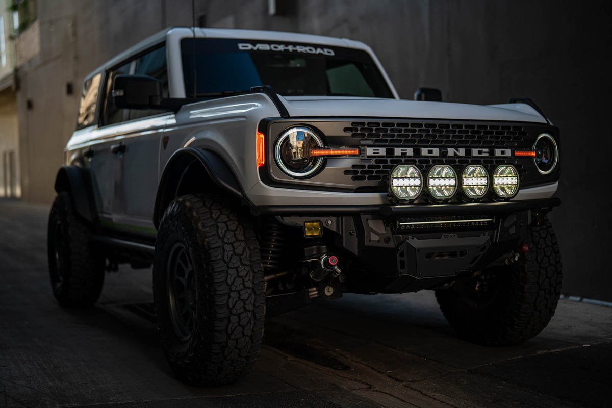 DV8 Offroad - 20-Inch Halo Elite Dual Row Light Bar w/ Accent Light - BE20EW200W-H