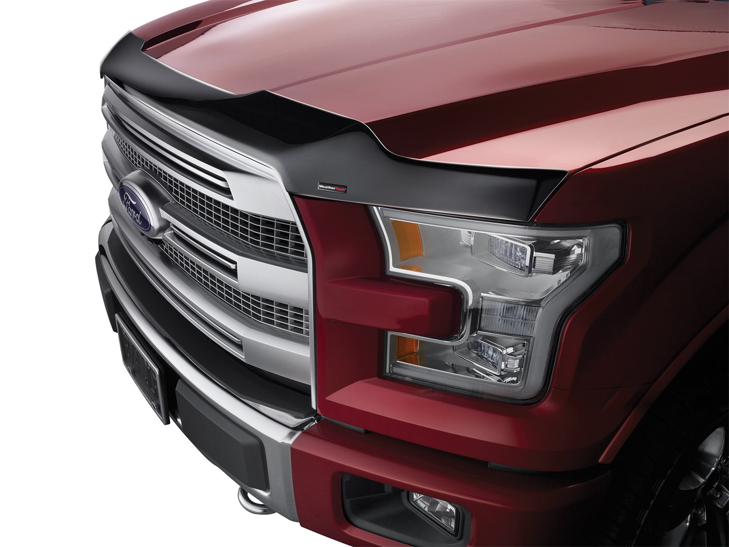 Weathertech - Low Profile Aerodynamic Hood Protector - Dark Smoke 21-25 Ford Mustang-Mach-E - 55206