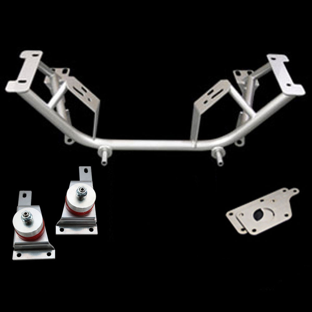 LS Swap K-member with Adjustable Urethane Motor Mounts and Adapter Plates [2005-79-LS-102, 2005-79-LS-103]