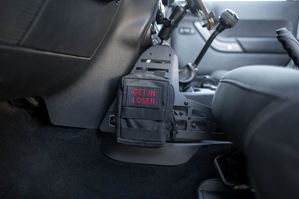 DV8 Offroad - 2007-2018 Jeep Wrangler JK | Center Console Molle Panels & Device Bridge - CCJK-01
