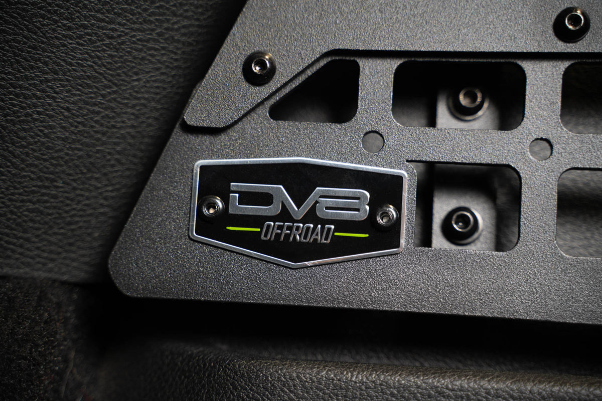 DV8 Offroad - 2007-2018 Jeep Wrangler JK | Center Console Molle Panels & Device Bridge - CCJK-01