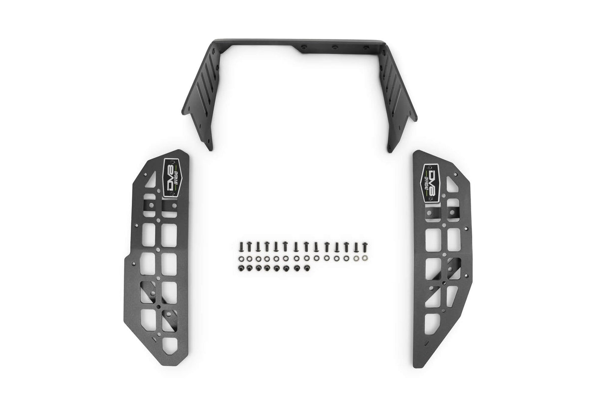 DV8 Offroad - 2007-2018 Jeep Wrangler JK | Center Console Molle Panels & Device Bridge - CCJK-01