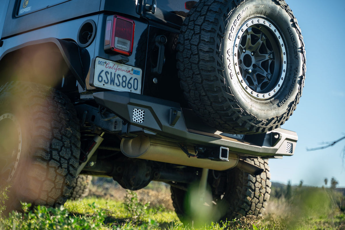 DV8 Offroad - 2007-2018 Jeep Wrangler JK | FS-7 Series Rear Bumper - RBJK-12