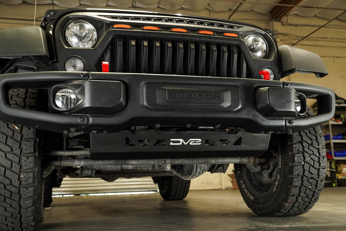 DV8 Offroad - 2007-2018 Jeep Wrangler JK Front Skid Plate - SPJK-01
