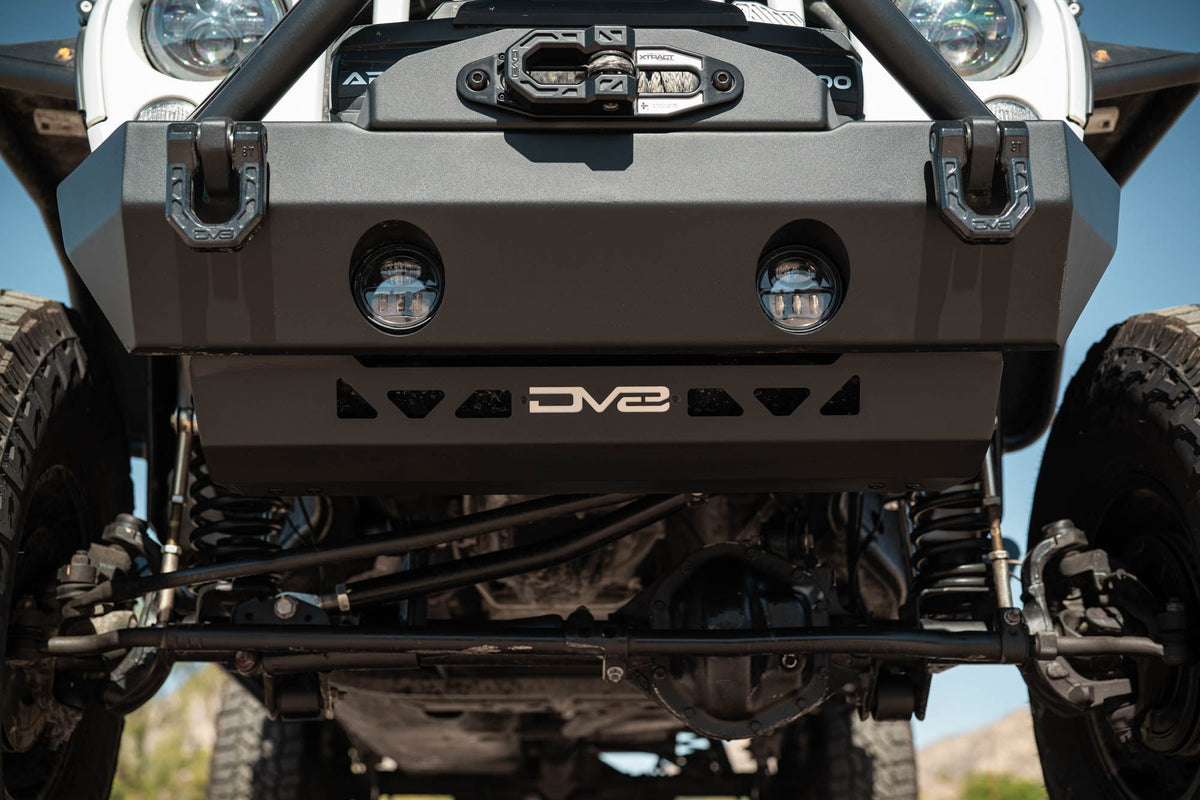DV8 Offroad - 2007-2018 Jeep Wrangler JK Front Skid Plate - SPJK-01