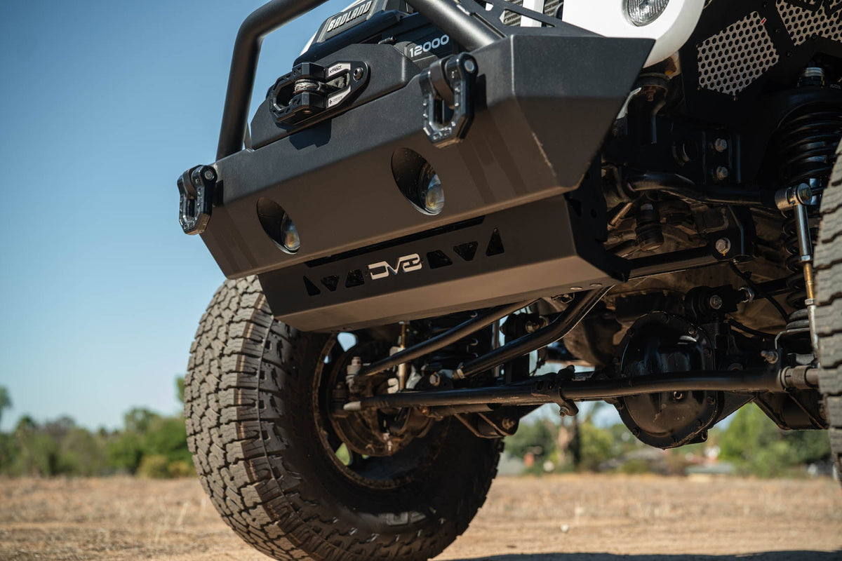 DV8 Offroad - 2007-2018 Jeep Wrangler JK Front Skid Plate - SPJK-01