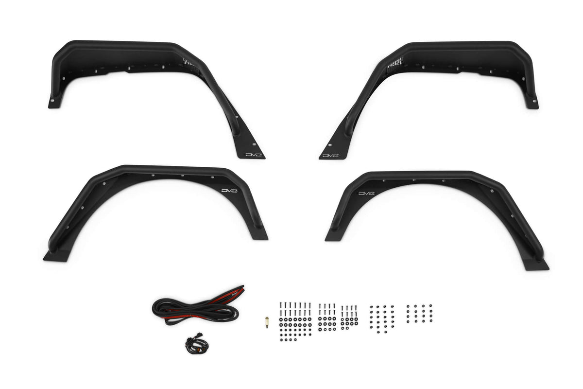 DV8 Offroad - 2007-2018 Jeep Wrangler JK | Spec Series Fender Flares - FDJK-06